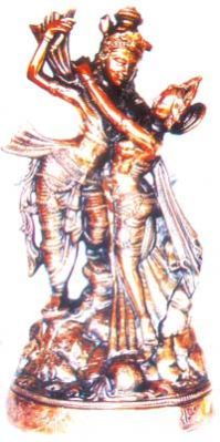 Metal Krishna Statue