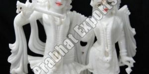 Radha Krishan Marble Statue