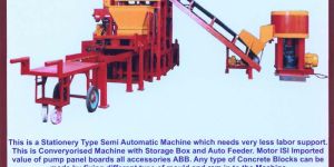 Stationary Type Paver Block Making Machine