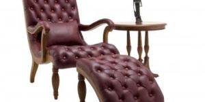 Leather Quilted Chair