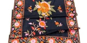Wool Cashmere Embroidered Shawls