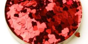 HEART SHAPED GLITTER FOR NAIL ART