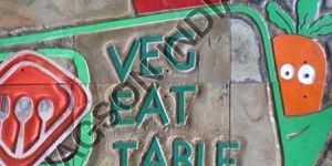 Vegetable Painted Mural Tile