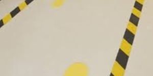 tesa Floor Marking Tape-Black & Yellow-4169