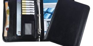 Leather 3 Ring Binder Folder