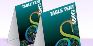 Table Tent Cards Printing Service