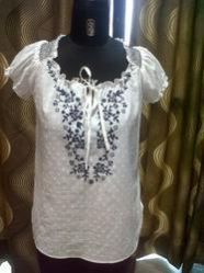 Embroidery Tops Blouses