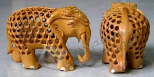 Wooden Elephant Statue