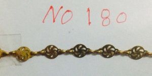 Brass Neck Chain (Ashok Chakra Design)