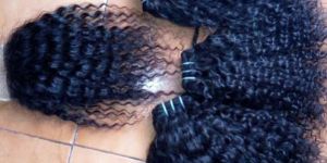 Curly Weft Human Hair