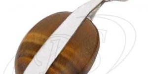 Tiger Eye Gemstone Silver Pendant
