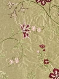Embroidered Silk Fabric