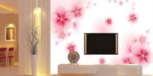 Multicolor 3D Living Room Wallpaper