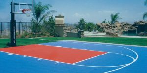 OUTDOOR BASKET-BALL COURTS FLOORING