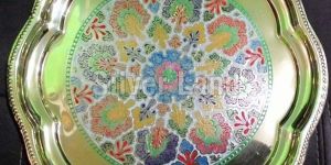 Brass Decorative Flower Shaped Thali