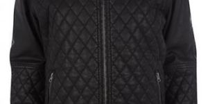 Mens Faux Leather Jacket