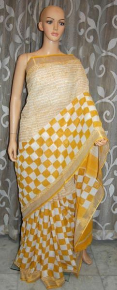 Cotton Block Printed Sarees