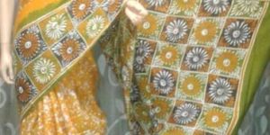 Hand Batik Printed Sarees