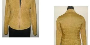 Womens Leather Blazer