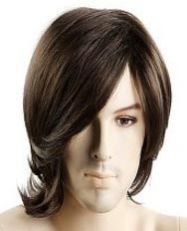 Mens Straight Hair Wigs