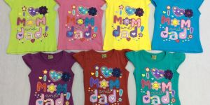 Baby Mom and Dad Style Round Neck T-Shirts