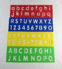 Plastic Stencils