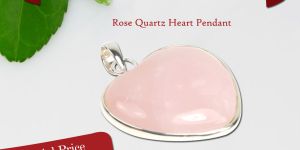 Rose Quartz Heart Pendant