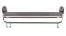 SS Heavy Duty Classic Concealed Towel Rack