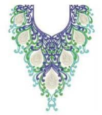 Embroidered Necklines