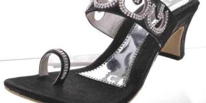 Diamond Toe Ring Ladies Slippers