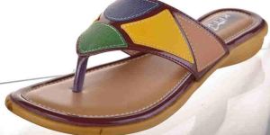 Multicolor Flat Ladies Slippers