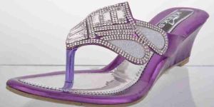 Patent Diamond Ladies Slippers