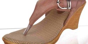 V Shape Belt Heels Ladies Slippers