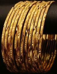 GOLD COVERING BANGLES