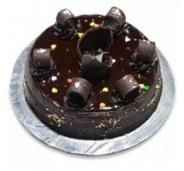 Eggless Cake Chocolate Flavor Round Shape