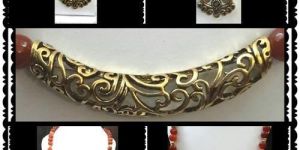 Semi Precious Agate Stone Necklace Set