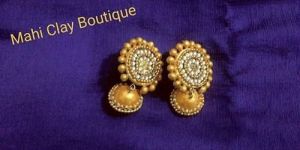 Terracotta Handmade Jhumkas