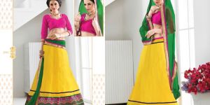 Velvet Lehenga Choli