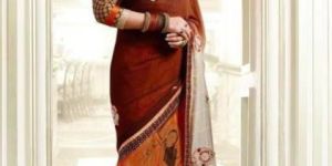 Embroidered Party Wear Sarees