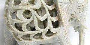 Marble Elephant Statue