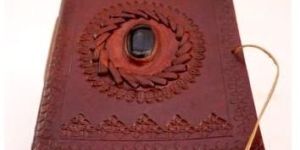 Stone Art Cover Leather Diaries