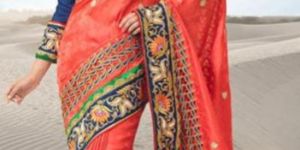 Embroidered Silk Sarees