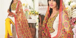 Party Wear Resham Embroidered Dress