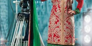 Latest Party Wear Resham Embroidered Dress