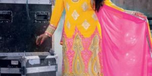 Party Wear Fancy Zari Resham Embroidered Dress