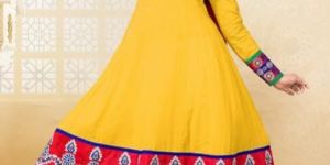 Traditional Party Wear Zari Resham Embroidered Dress