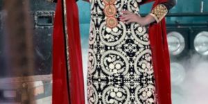 Traditional Party Wear Zari Resham Embroidered Dress