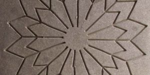 2 ft X 2 ft X 12mm -FLOWER-DESIGN PARTICLE BOARD