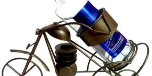 Cycle Shaped Wine Bottle Holder