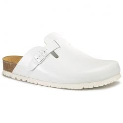 Toffeln NatureForm Unisex Clog with Adjustable Upper White